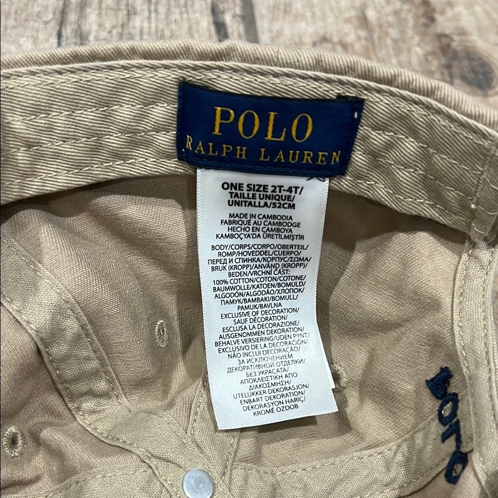 Polo by Ralph Lauren Beige Cap - Picture 3 of 3